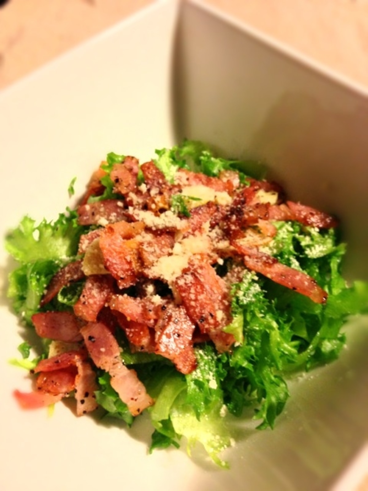 カリカリベーコンとレタスのサラダ レシピ 作り方 By こつぶキッチン 楽天レシピ カリカリベーコンとレタスのサラダ レシピ 作り方 By こつぶキッチン 楽天レシピ